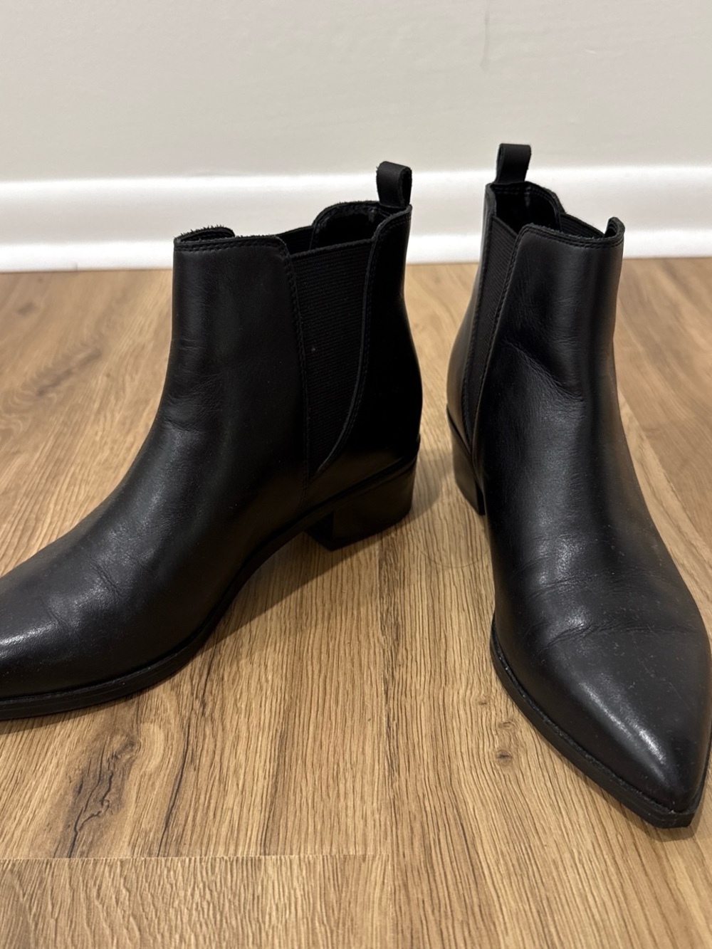 Marc Fisher Black Leather Boots